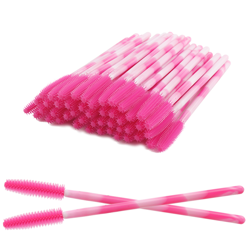 Eyelash Extension Vendor - 50/100 Unidades de Escovas de Silicone