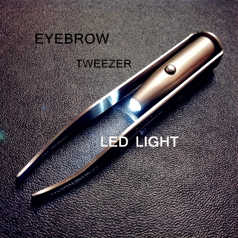 Eyelash Extension Led - Ferramenta de pinça de sobrancelha com