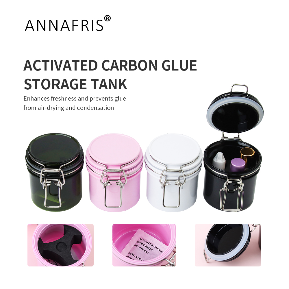 Eyelash Extension Double Lash - ANNAFRIS Tanque de armazenamento de cola