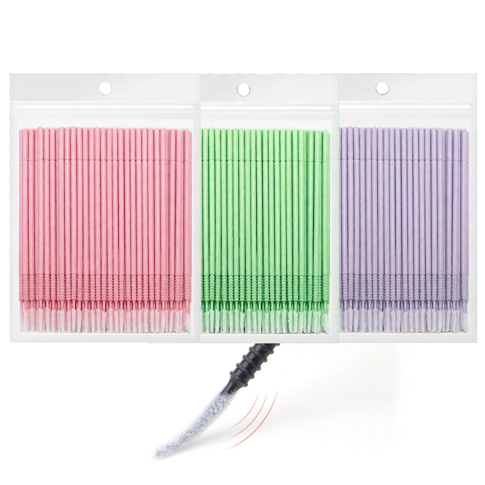 Eyelash Extension Cleaning - 500 Unidades de Aplicadores de Limpeza