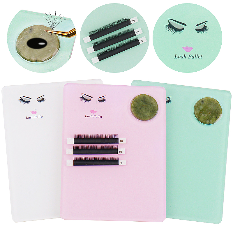 Eyelash Extension Menu - 1 pçs acrílico jade pedra placa