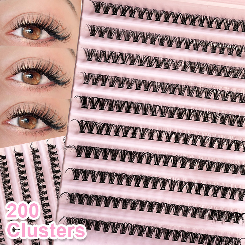Eyelash Extension Vendor - Cílios individuais para cílios, 8-16mm, 200