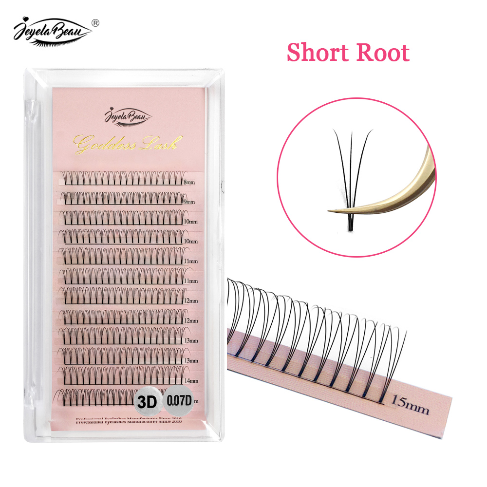 Eyelash Extension Review - Deusa 3d pré-fabricado fã extensões de