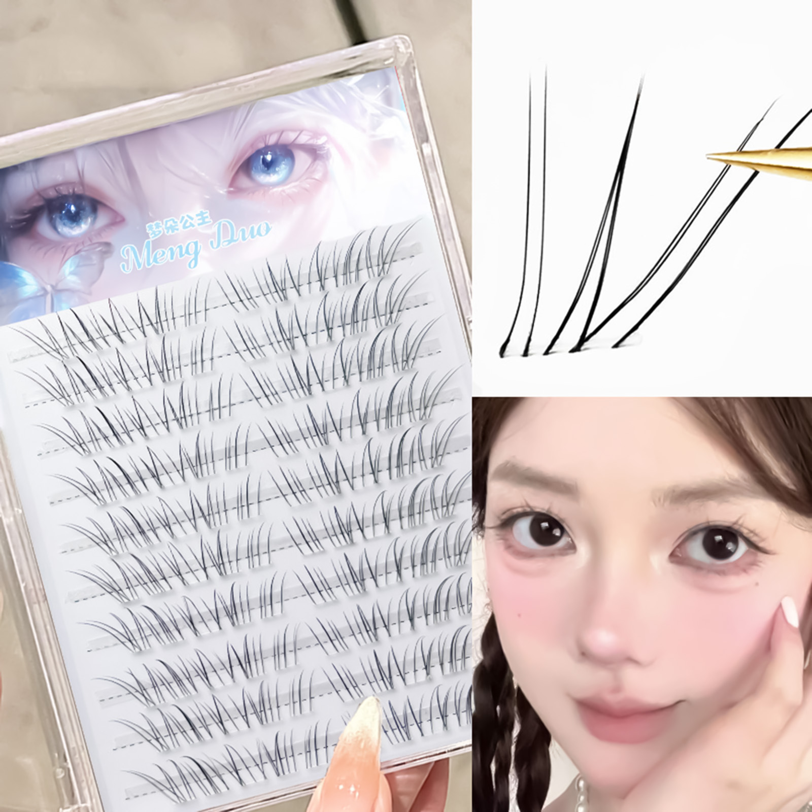 Eyelash Extension Volume Styles - Cílios Postiços Estilo Coreano Baby Style