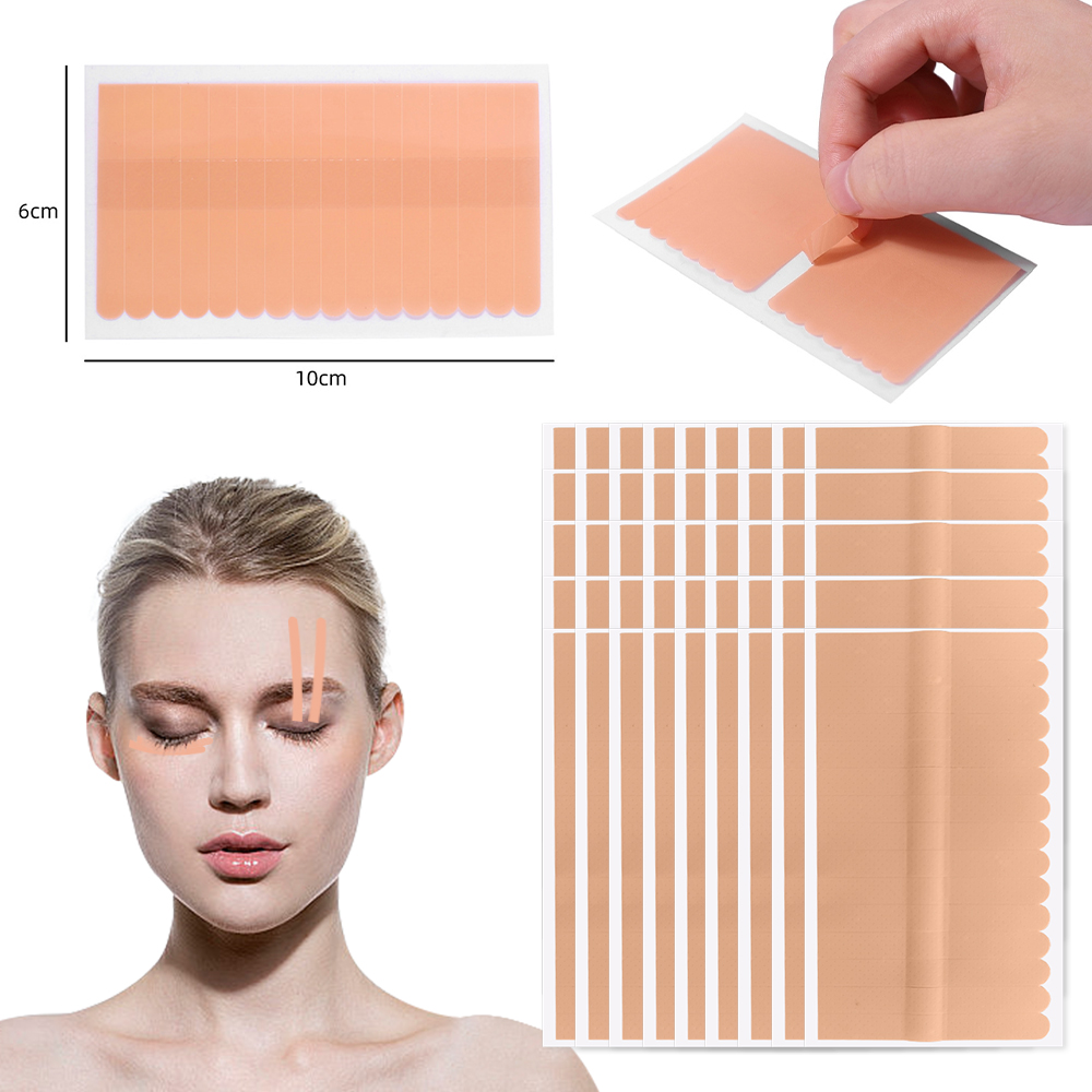 Eyelash Extension Double Lash - 10/20 pçs fita de cílios não