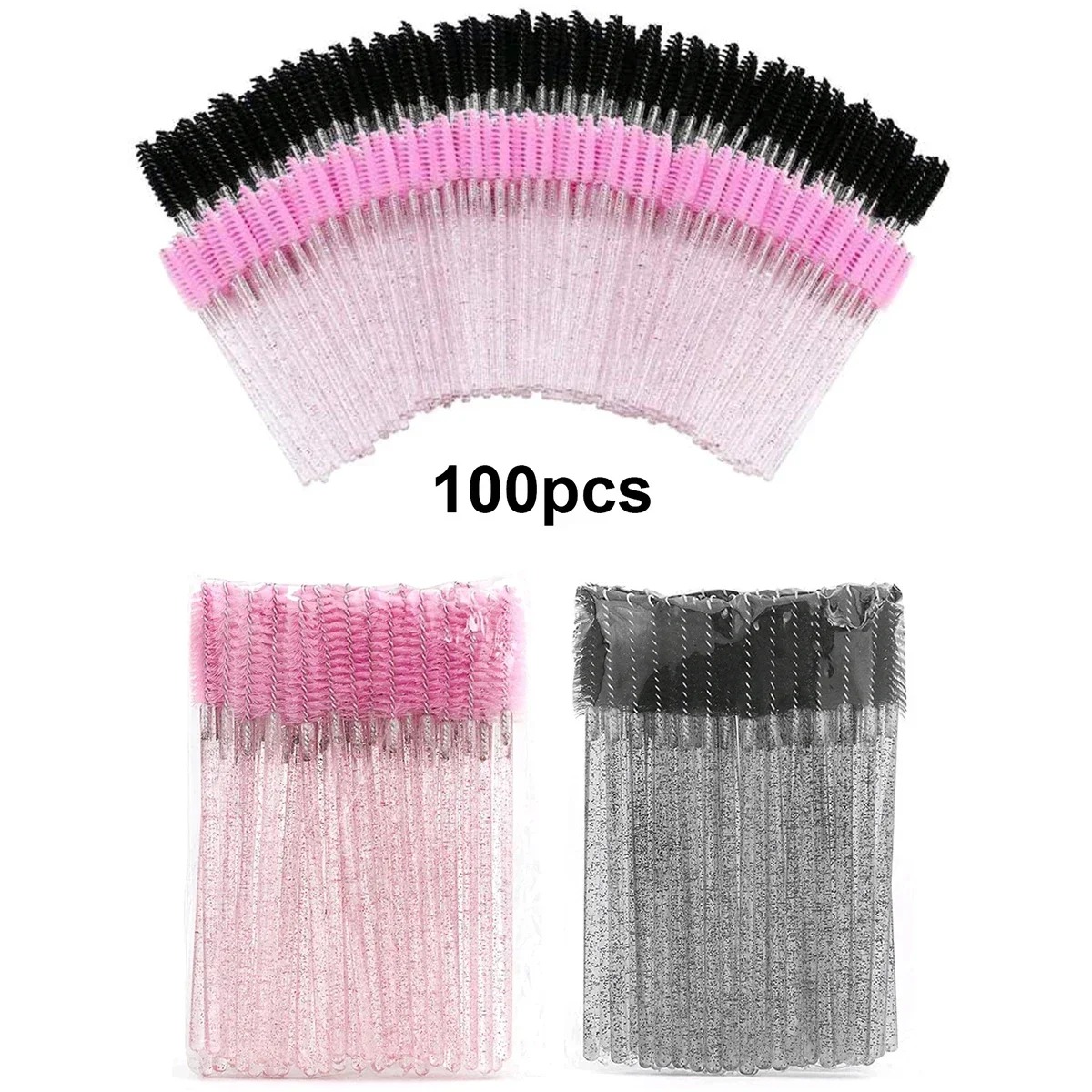 Eyelash Extension Vendor - 100 pçs escovas de cílios descartáveis