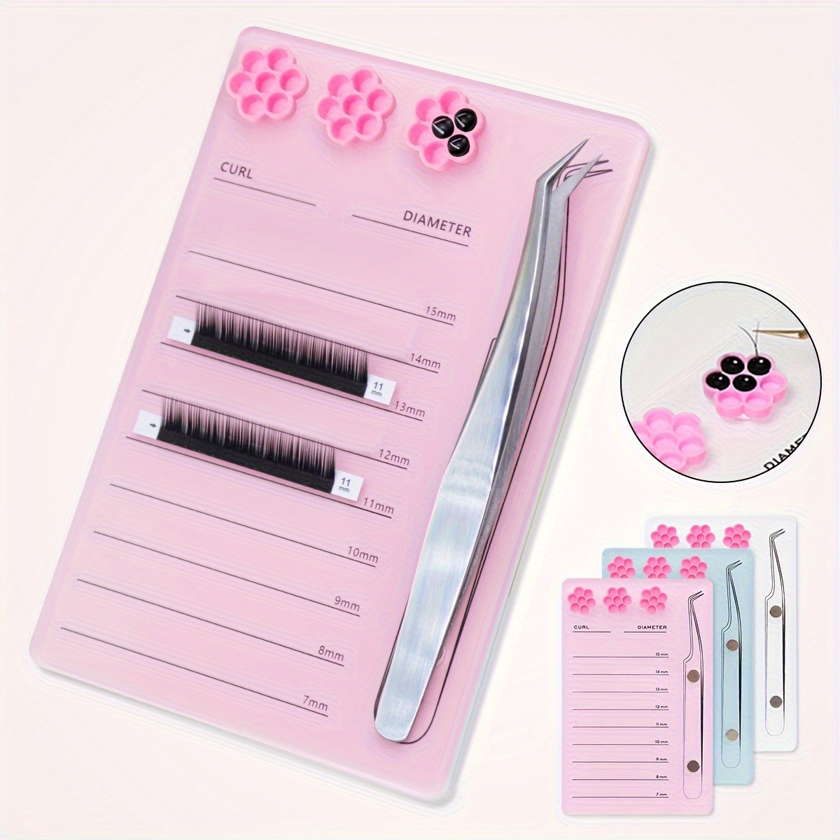 Eyelash Extension Menu - Suporte de escala de extensão de