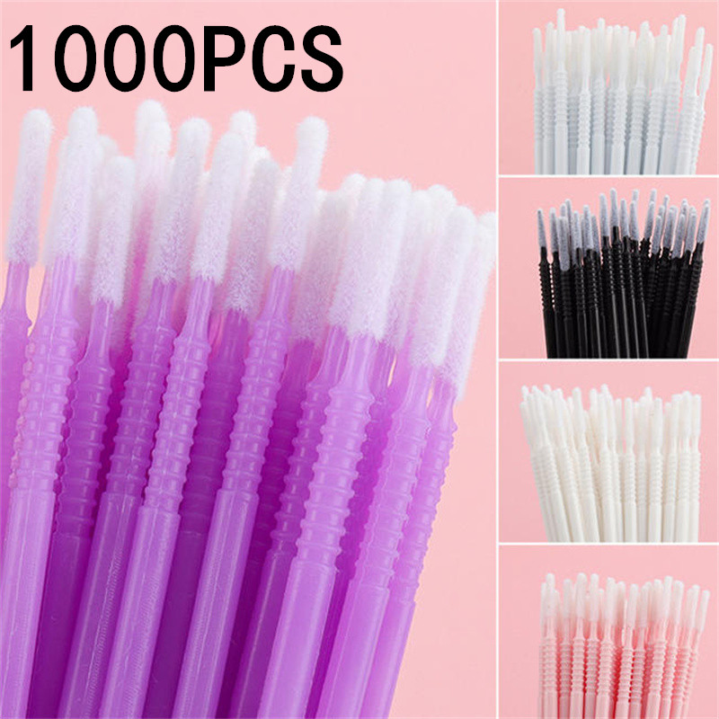 Eyelash Extension Removal - 100/200/1000PCS Cotonetes Descartáveis para Remoção de