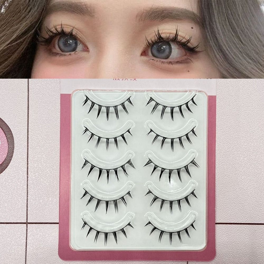 Faux Mink Lash - Pacote com 5 Pares de Cílios
