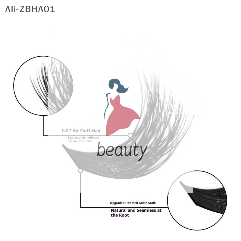 Faux Mink Lash - Cílios Postiços 3D Faux Mink, Extensão