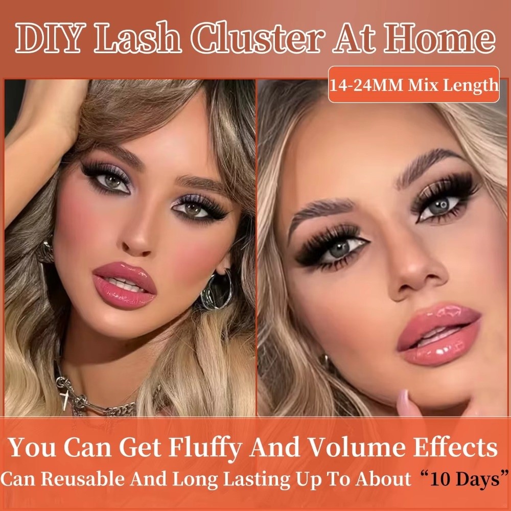 Eyelash Extension Mega Volume - Cílios Postiços D Curl de Longa
