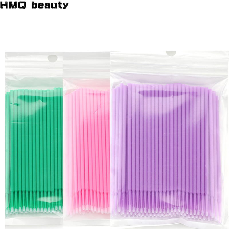 Eyelash Extension Cleaning - Microbrush descartável para cílios extensão, aplicadores