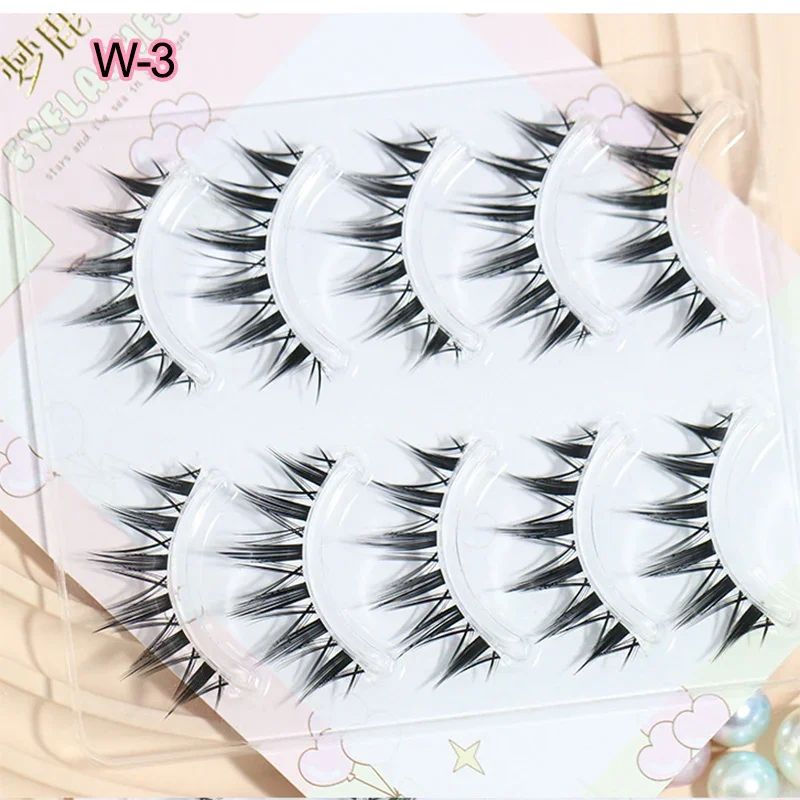 5 pares mangá olho em forma de - Eyelash Extension Douyin avaliação e preço