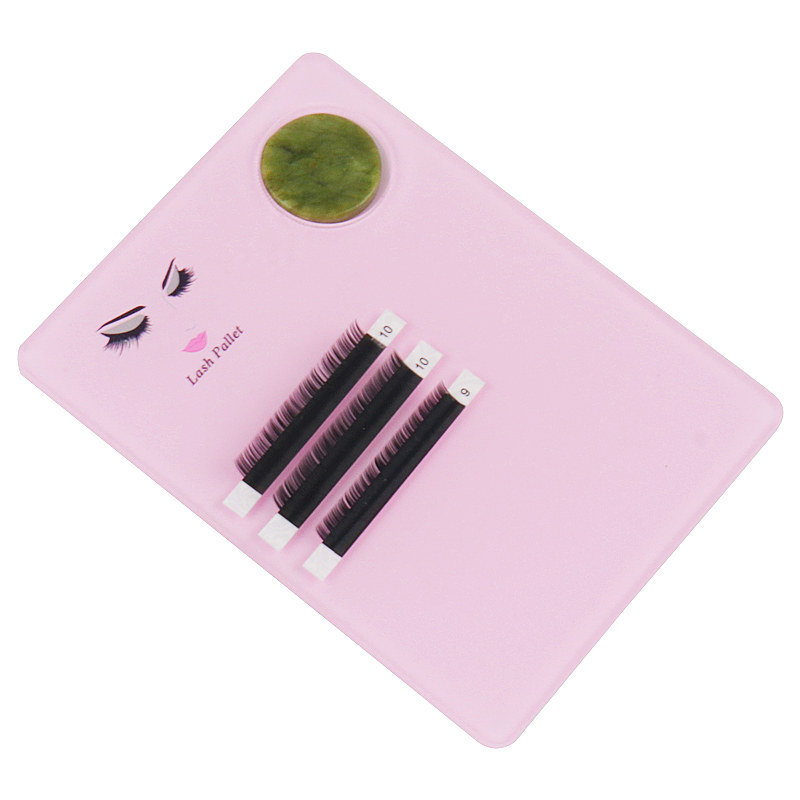 1 pçs acrílico jade pedra plac - Eyelash Extension Menu avaliação e preço