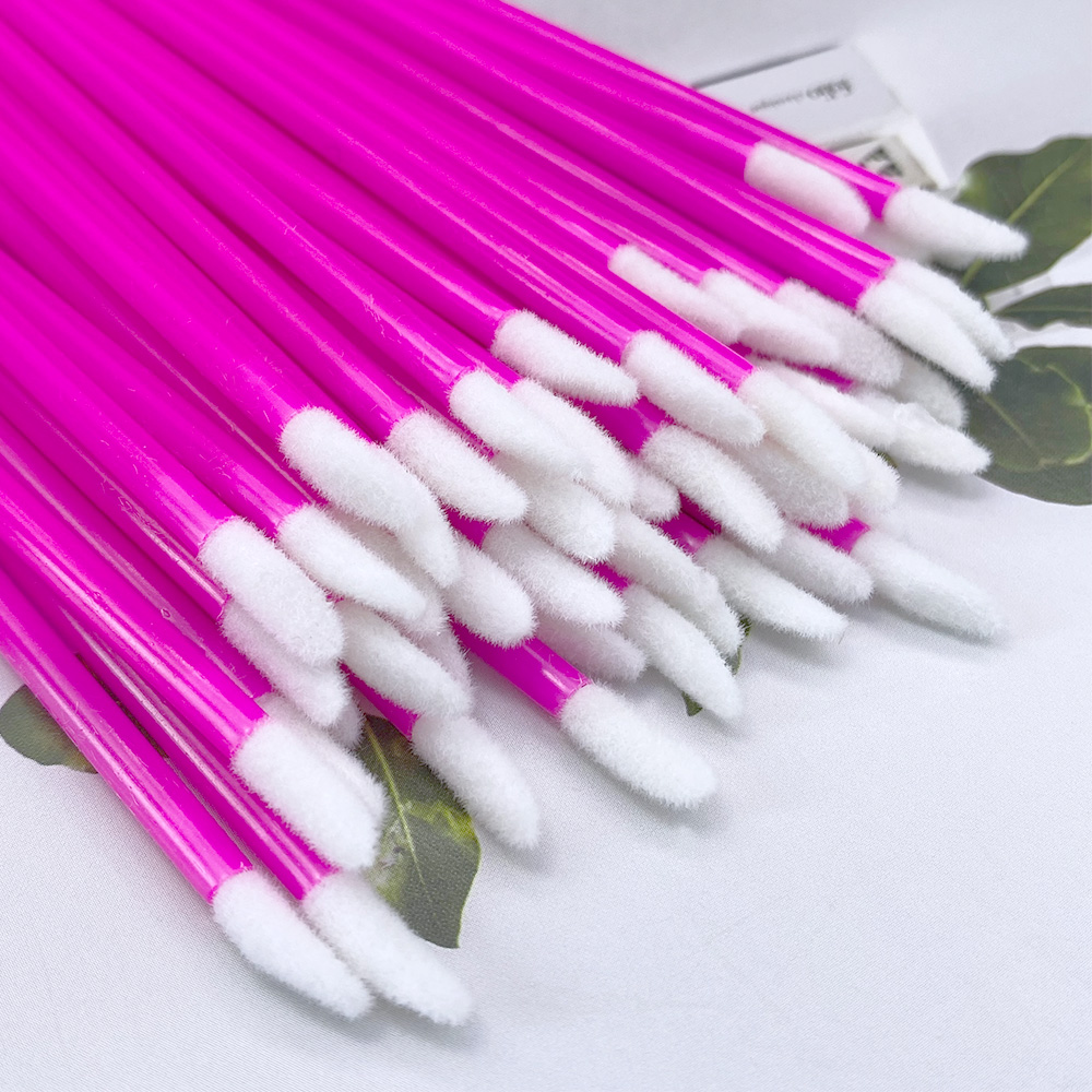 100 pçs escova labial descartá - Eyelash Extension Vendor avaliação e preço