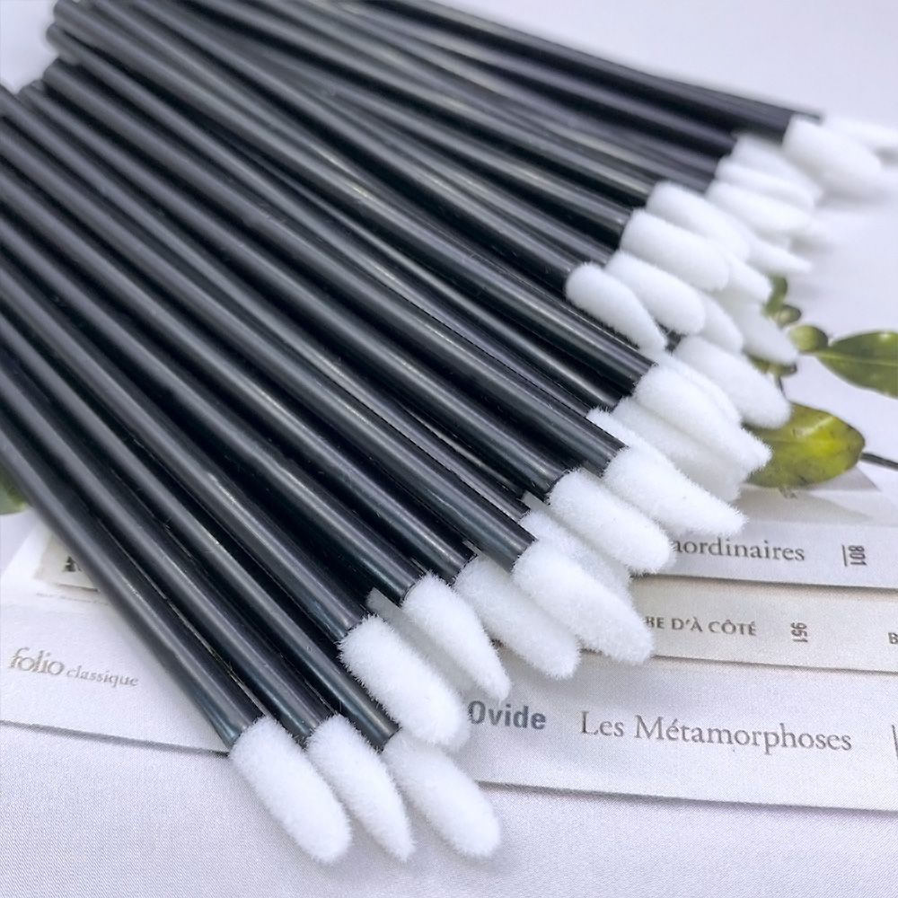 100 pçs escova labial descartá - Eyelash Extension Vendor avaliação e preço