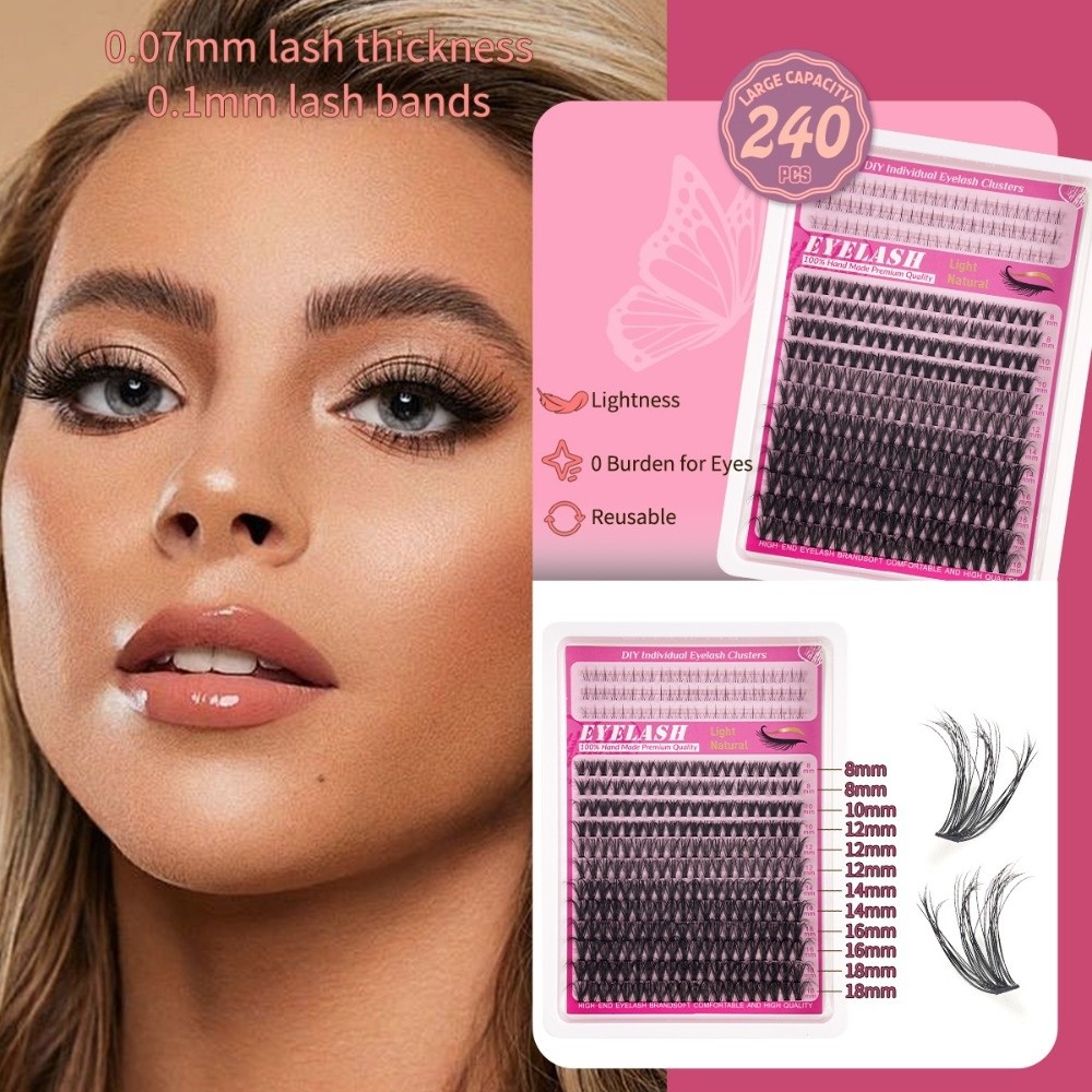 Cílios Postiços de 8-18mm de C - Faux Mink Lash avaliação e preço