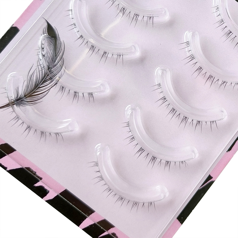 5 pares de cílios inferiores d - Eyelash Extension Douyin avaliação e preço