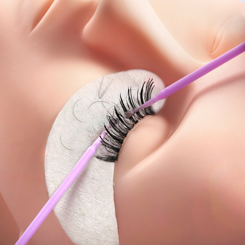 50/100 pces micro escovas desc - Eyelash Extension Removal avaliação e preço