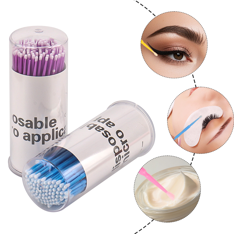 100 pçs escova de cílios desca - Eyelash Extension Cleaning avaliação e preço