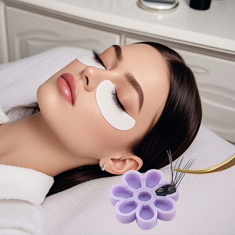 100 pçs extensão de cílios col - Eyelash Extension Double Lash avaliação e preço