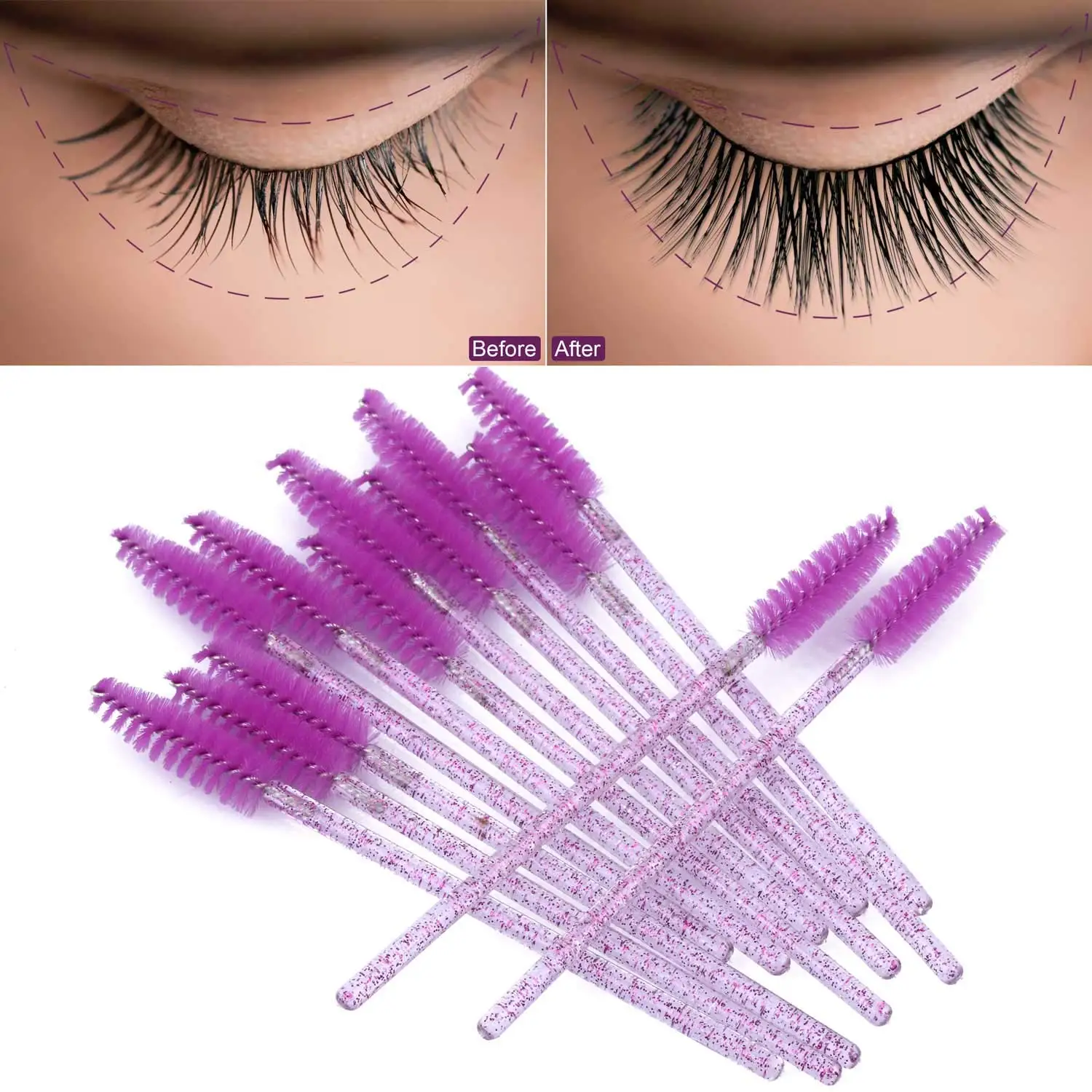 100/1000/2000 pçs varinhas de  - Eyelash Extension Vendor avaliação e preço