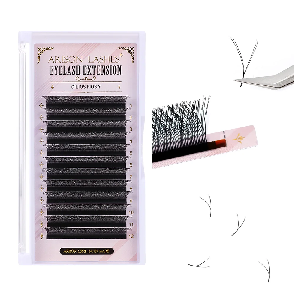 ARISON 10 Caixas de Extensões  - Eyelash Extension Volume Styles avaliação e preço