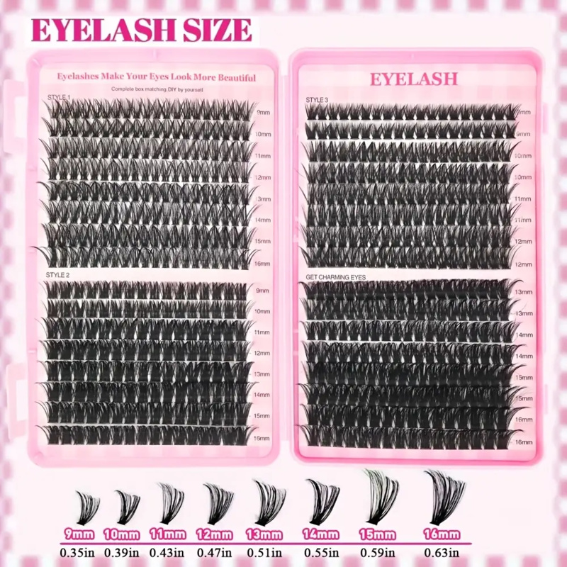 30/40/50/60/80/100d, grosso 9- - Eyelash Extension Volume Styles avaliação e preço