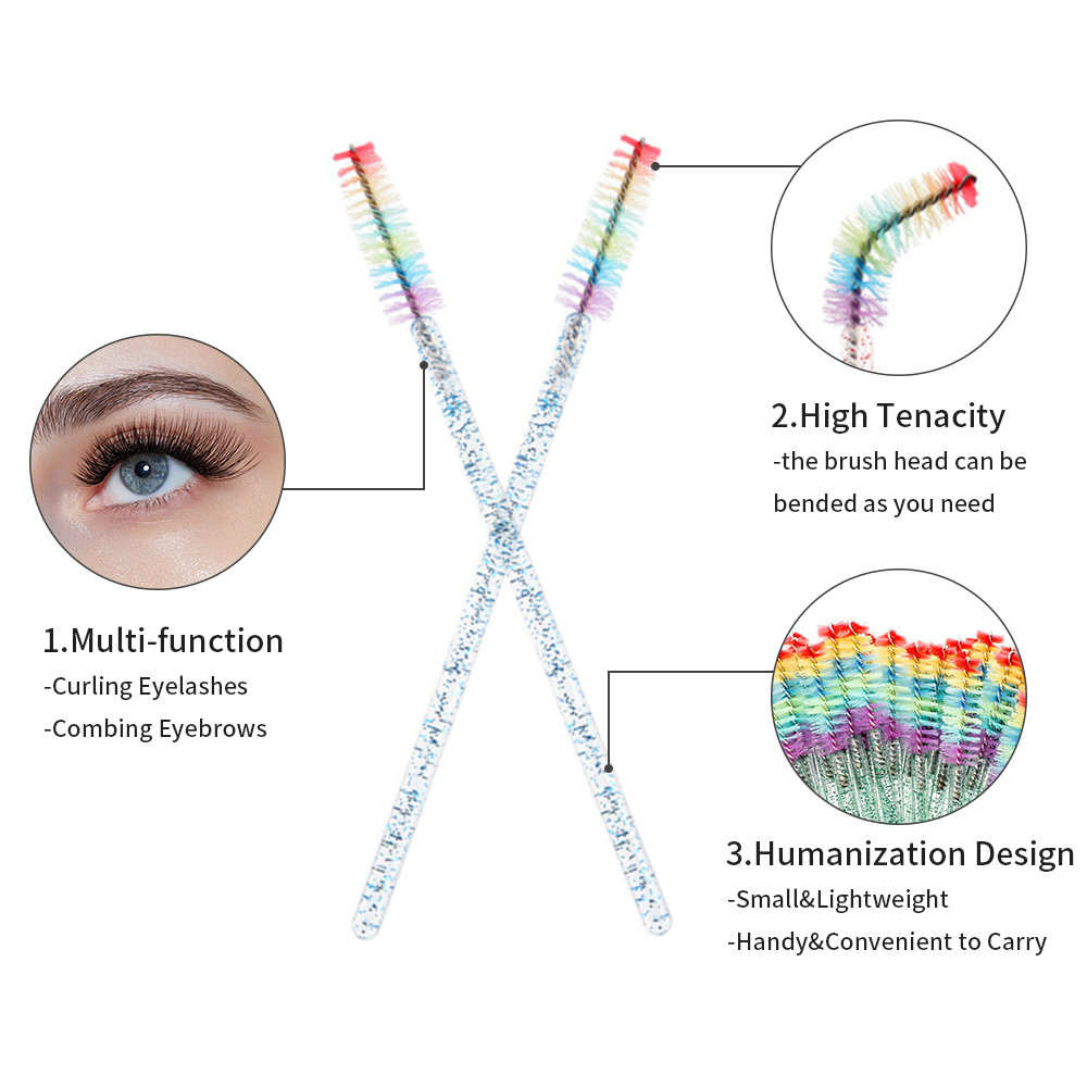 50PCS Pincéis de Maquiagem par - Eyelash Extension Review avaliação e preço