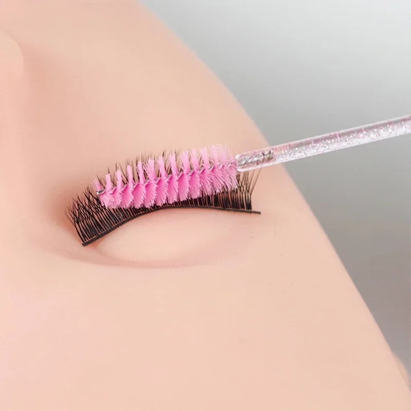 100 pçs escovas de cílios desc - Eyelash Extension Vendor avaliação e preço