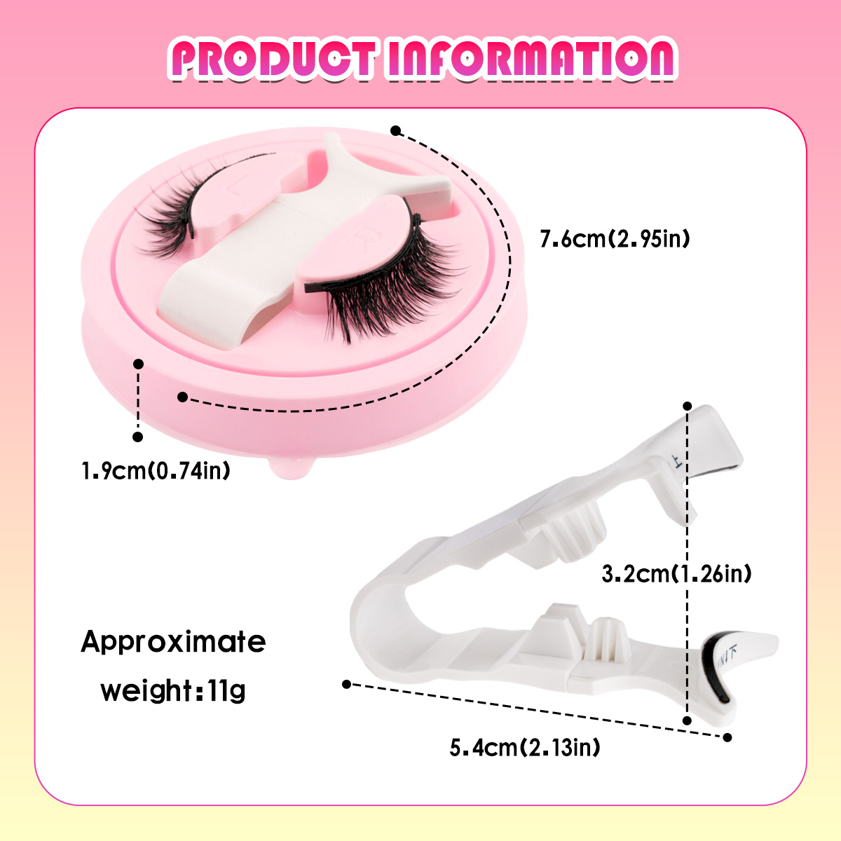 Novo 1 par de cílios magnético - Faux Mink Lash avaliação e preço