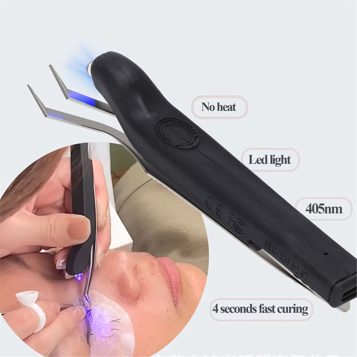 Pinça UV Recarregável Útil par - Eyelash Extension Led avaliação e preço