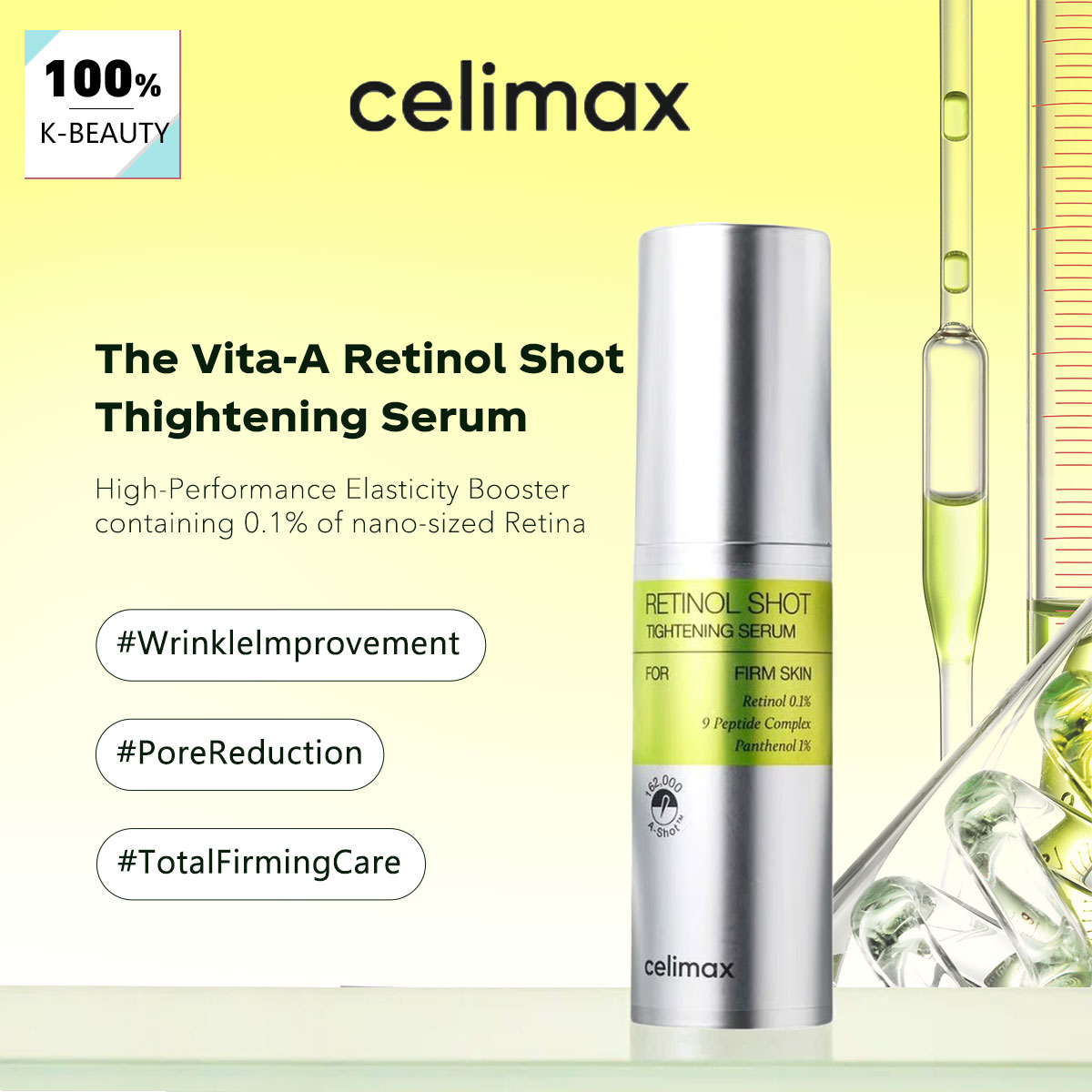 Celimax THE VITA-A RETINOL SHO - The Ordinary Serum Hyaluronic Acid avaliação e preço