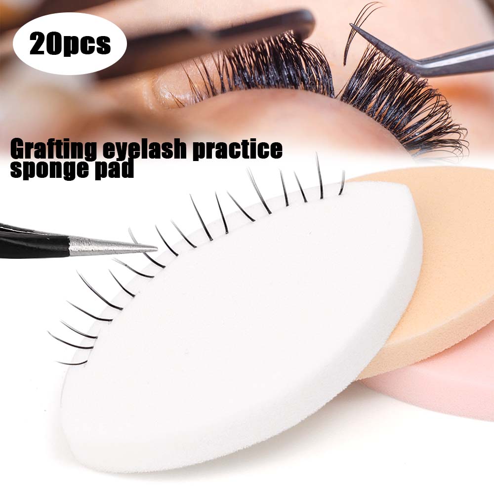 60 pçs esponja macia almofadas - Eyelash Extension Menu avaliação e preço