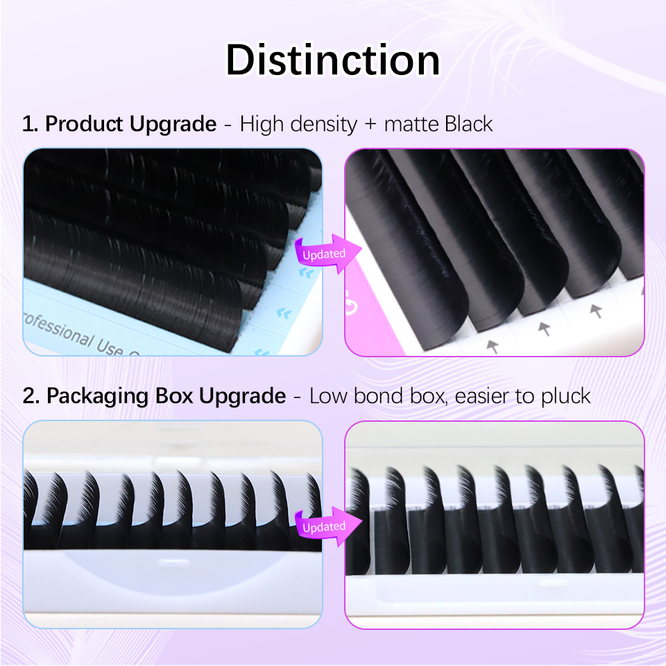 AGUUD 5 bandejas/lote NOVO Cíl - Eyelash Extension Mega Volume avaliação e preço