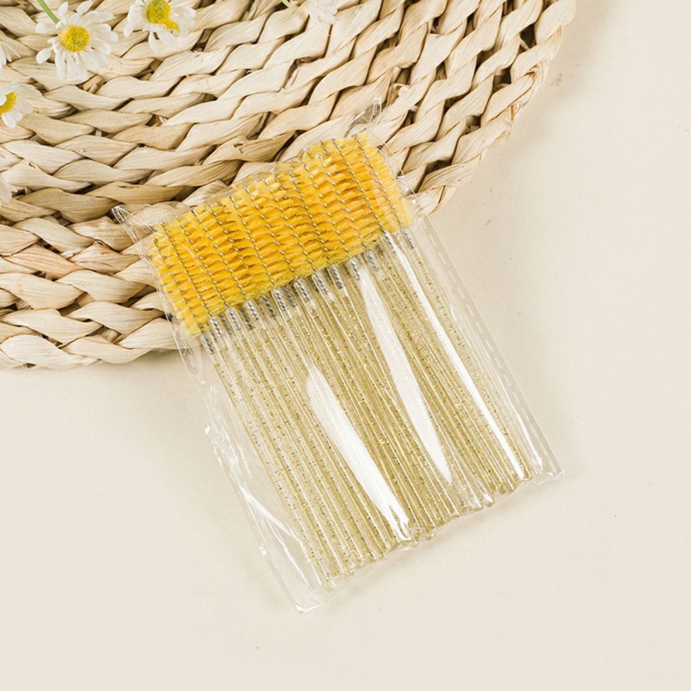 50-100 pçs escova de cílios de - Eyelash Extension Vendor avaliação e preço