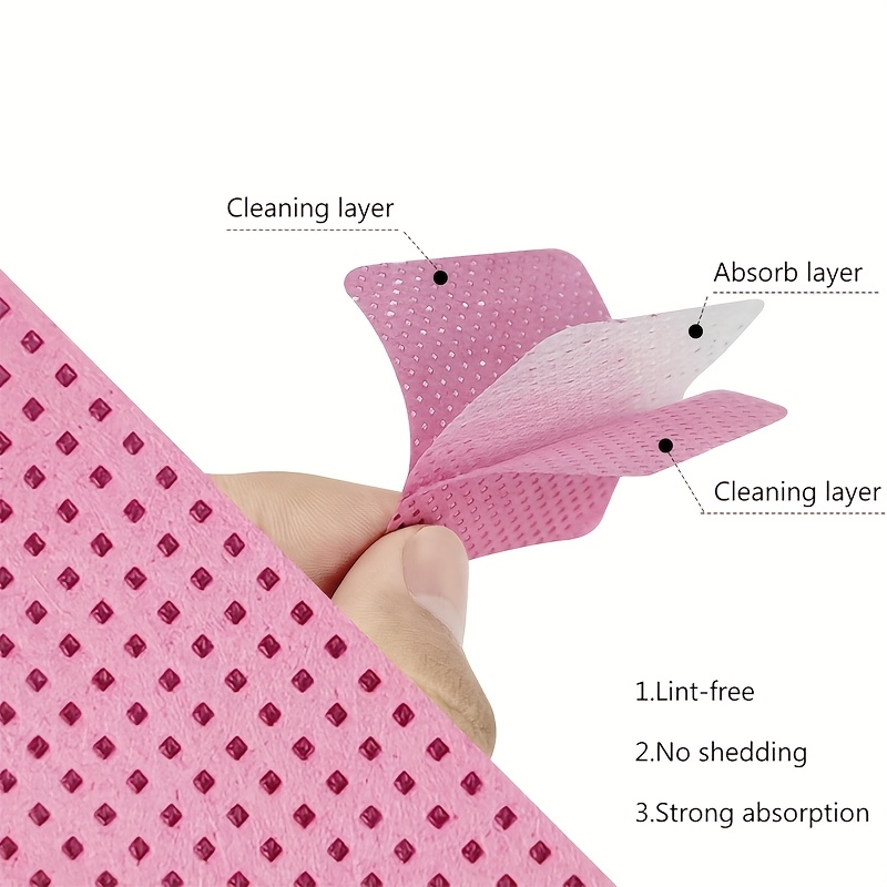 50/100/200pcs Lenços para Unha - Eyelash Extension Removal avaliação e preço
