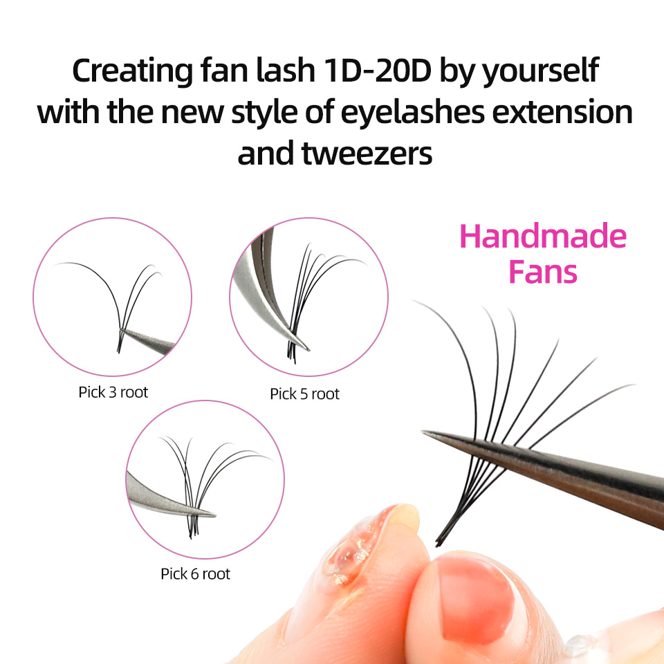 RUJADE 5 Casos/lote Extensões  - Eyelash Extension Review avaliação e preço