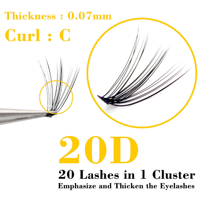 Kimcci 60 pacotes de extensão  - Eyelash Extension Review avaliação e preço