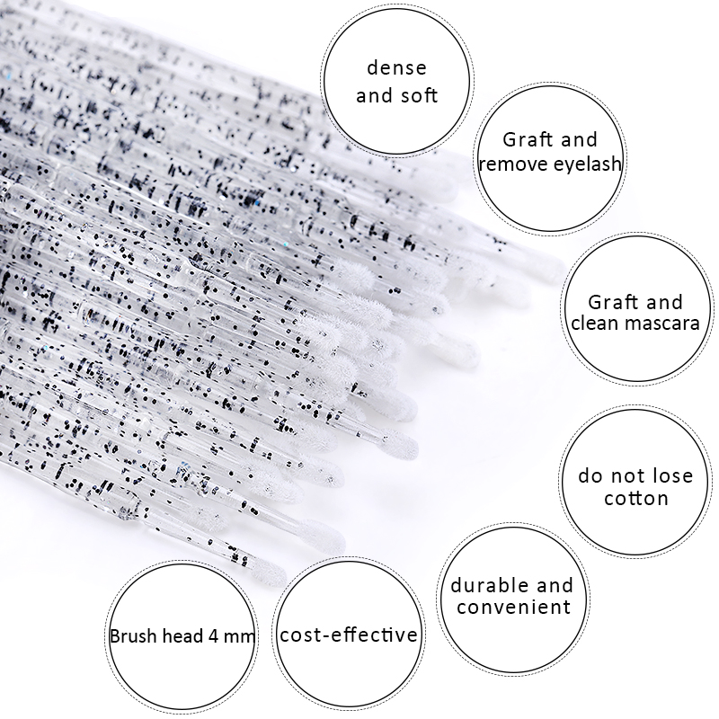 Microbrush descartável para cí - Eyelash Extension Cleaning avaliação e preço